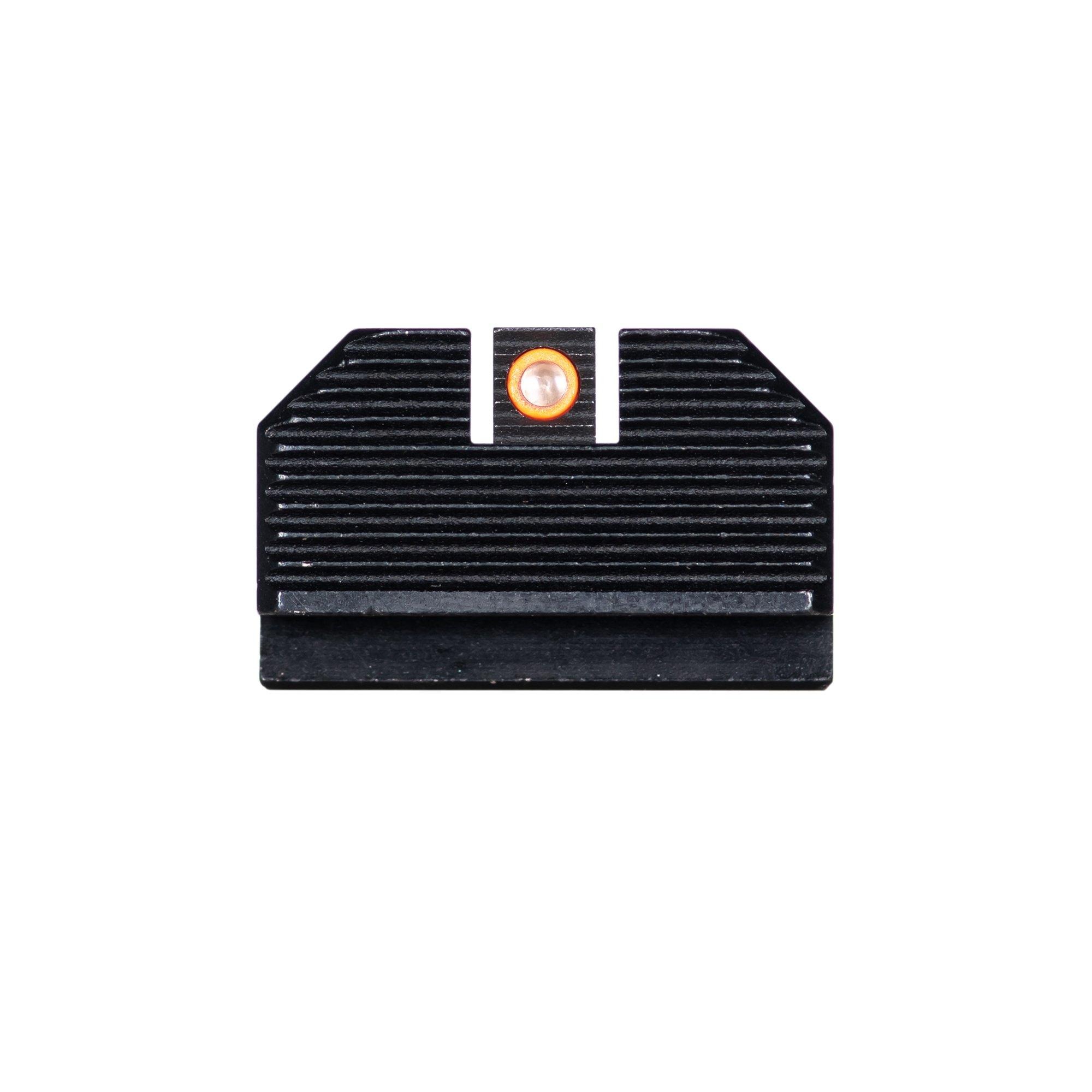 Night Fision Optics Ready Stealth Night Sight Set Orange Front Blank Rear Glock 43x MOS