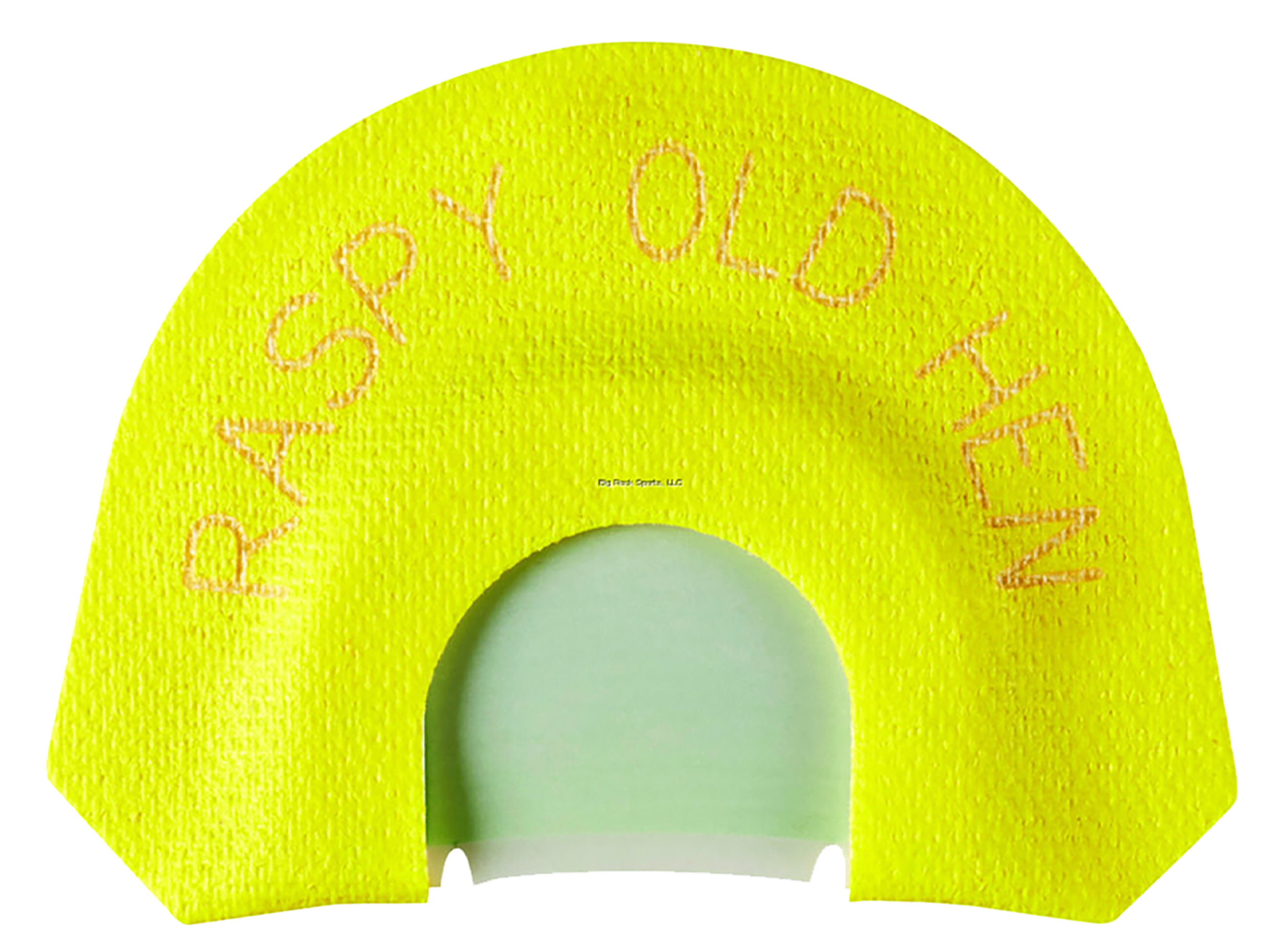 HS Strut 05903 Raspy Old Hen Double Reed Attracts Turkeys Yellow Infinity Latex