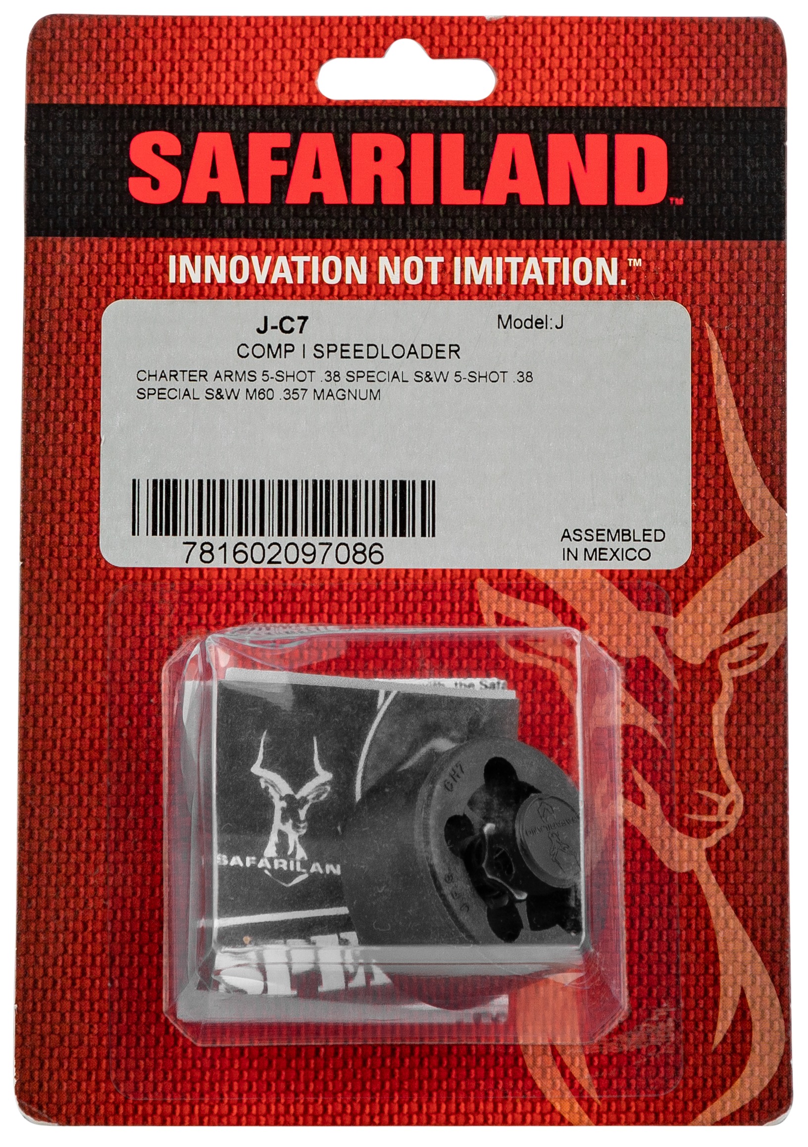 Safariland JC7 Comp l  38 Special/357 Mag 5rd Charter Arms/S&W