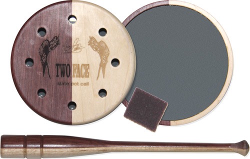 PITTMAN GAME CALLS TWO FACE SLATE POT TURKEY CALL<