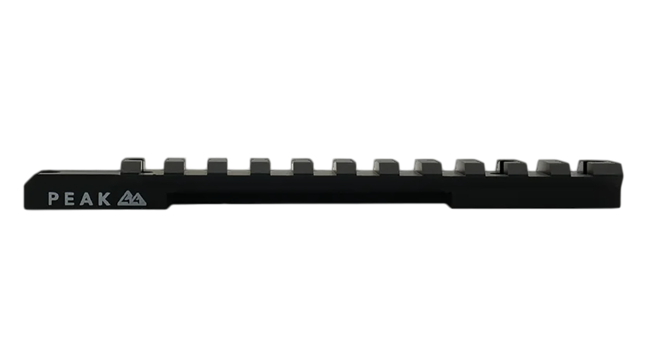 Weatherby J010002 Picatinny Rail Peak 44 Black Aluminum Weatherby Mark V Picatinny Rail/Weaver Mount Standard 6-Lug Action