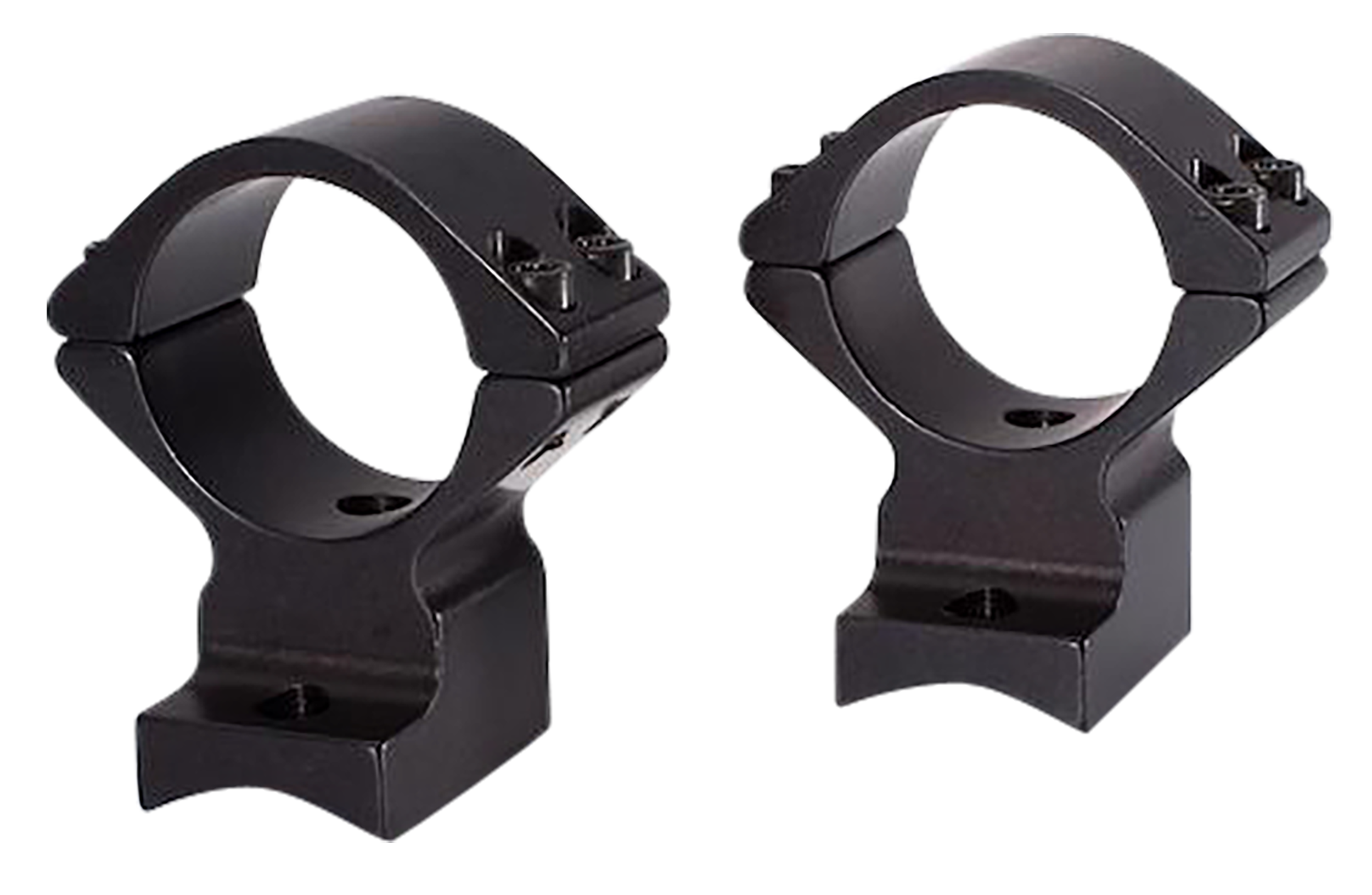 Talley 940702 Scope Mount/Ring Combo  Black Anodized 1" Tube Winchester Model 70 Medium Rings