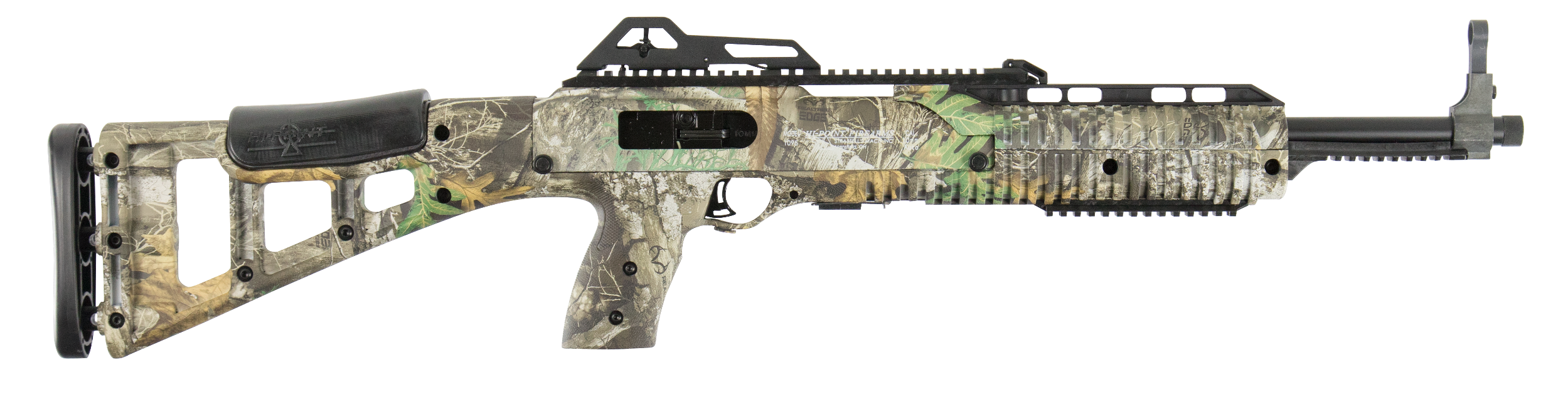 Hi-Point 1095TSEDGE 1095TS Edge 10mm Auto 10+1 17.50" Threaded Barrel, Realtree Edge Metal Finish, Realtree Edge Fixed Skeletonized Stock, Real Tree Edge  Polymer Grip