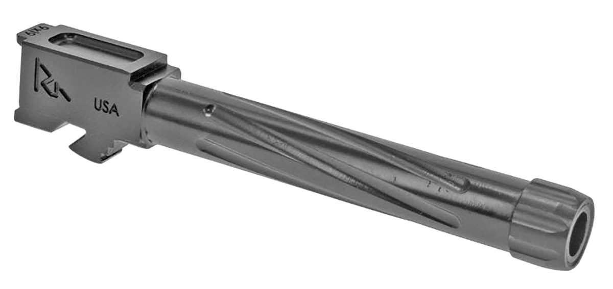 Rival Arms RA20G104D Precision V1 Match Grade 9mm Luger Compatible w/Glock 17 Gen5, 4.49" Fluted Threaded PVD Stainless Steel