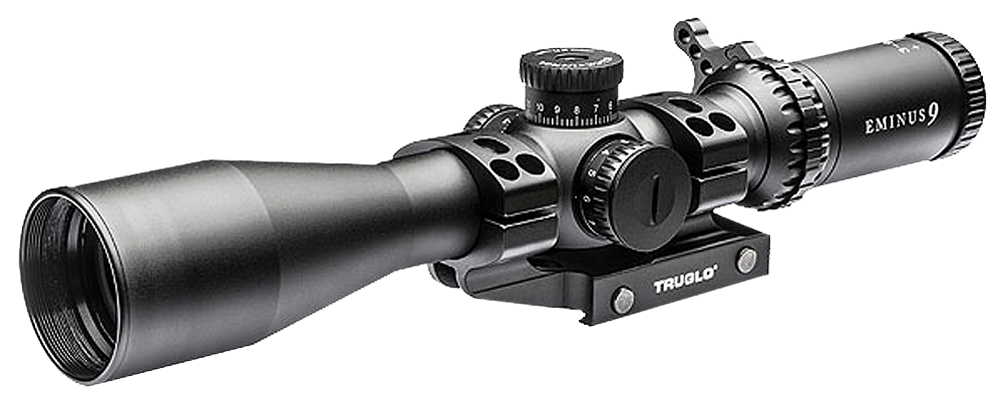 TruGlo TG-8541TLR Eminus  Black Anodized 4-16x44mm 30mm Tube Dual Illuminated (Green/Red)TacPlex MOA Reticle