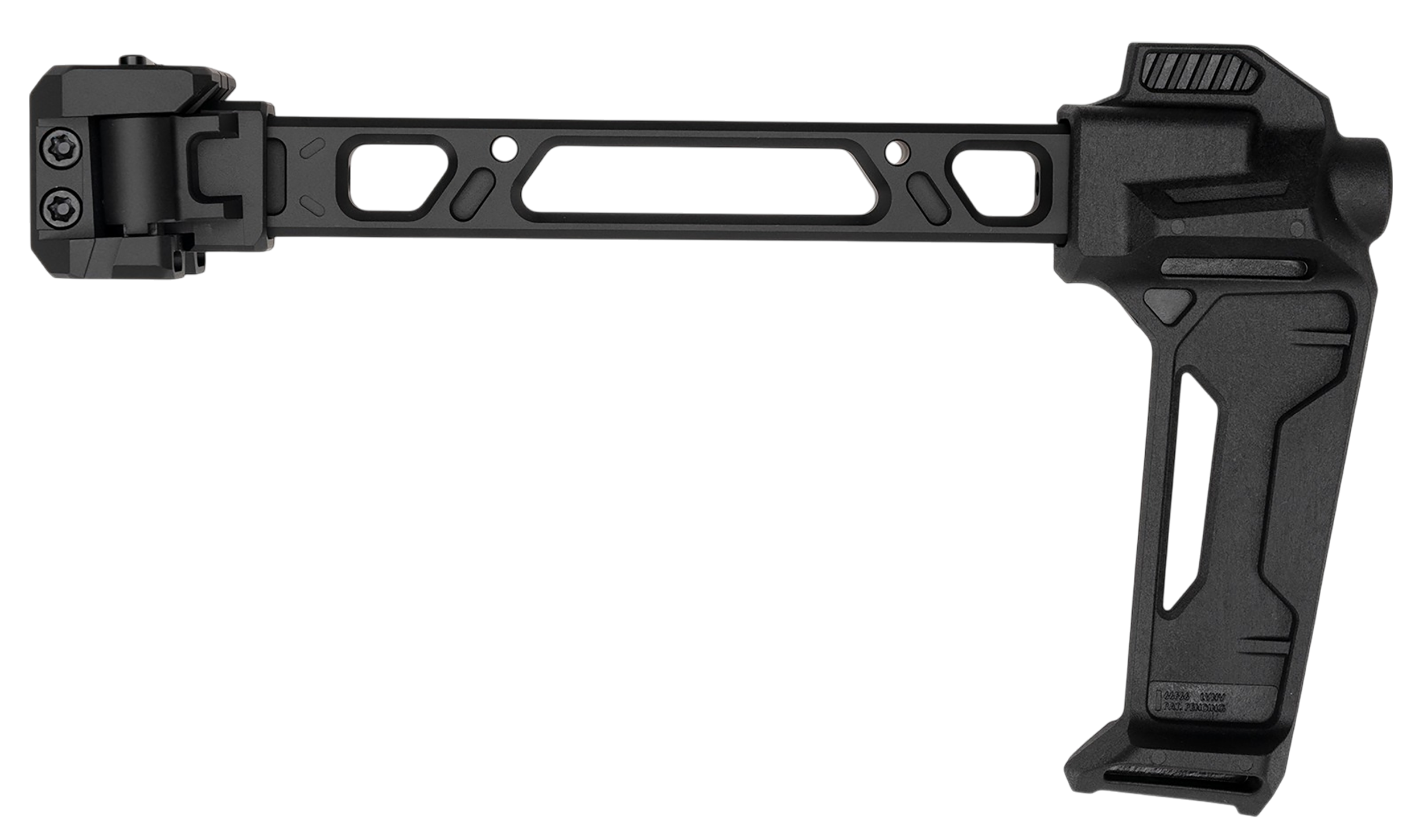 Strike Industries FSADUALSTAB FSA Dual Folder Stabilizer Black Aluminum/Steel 9.44" OAL Picatinny Rail Mount