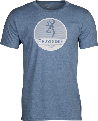 BROWNING SS T-SHIRT CIRCUIT BLUE XLARGE