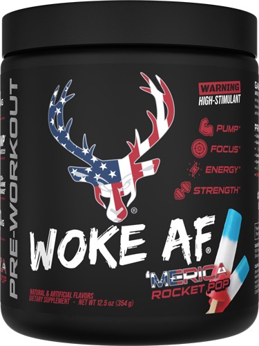 BUCKED UP PRE-WORKOUT WOKE AF ROCKET POP 30 SERVINGS
