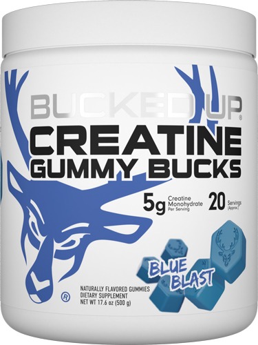BUCKED UP CREATINE GUMMIES BLUE BLAST 20 SERVINGS