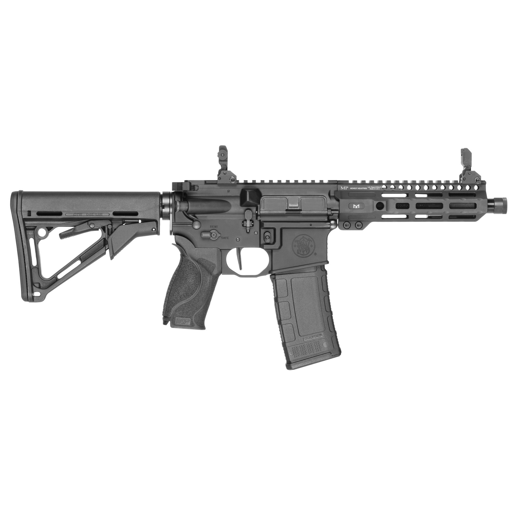 S&W M&P15 AXE SBR 300BLK 8" 30RD BLK