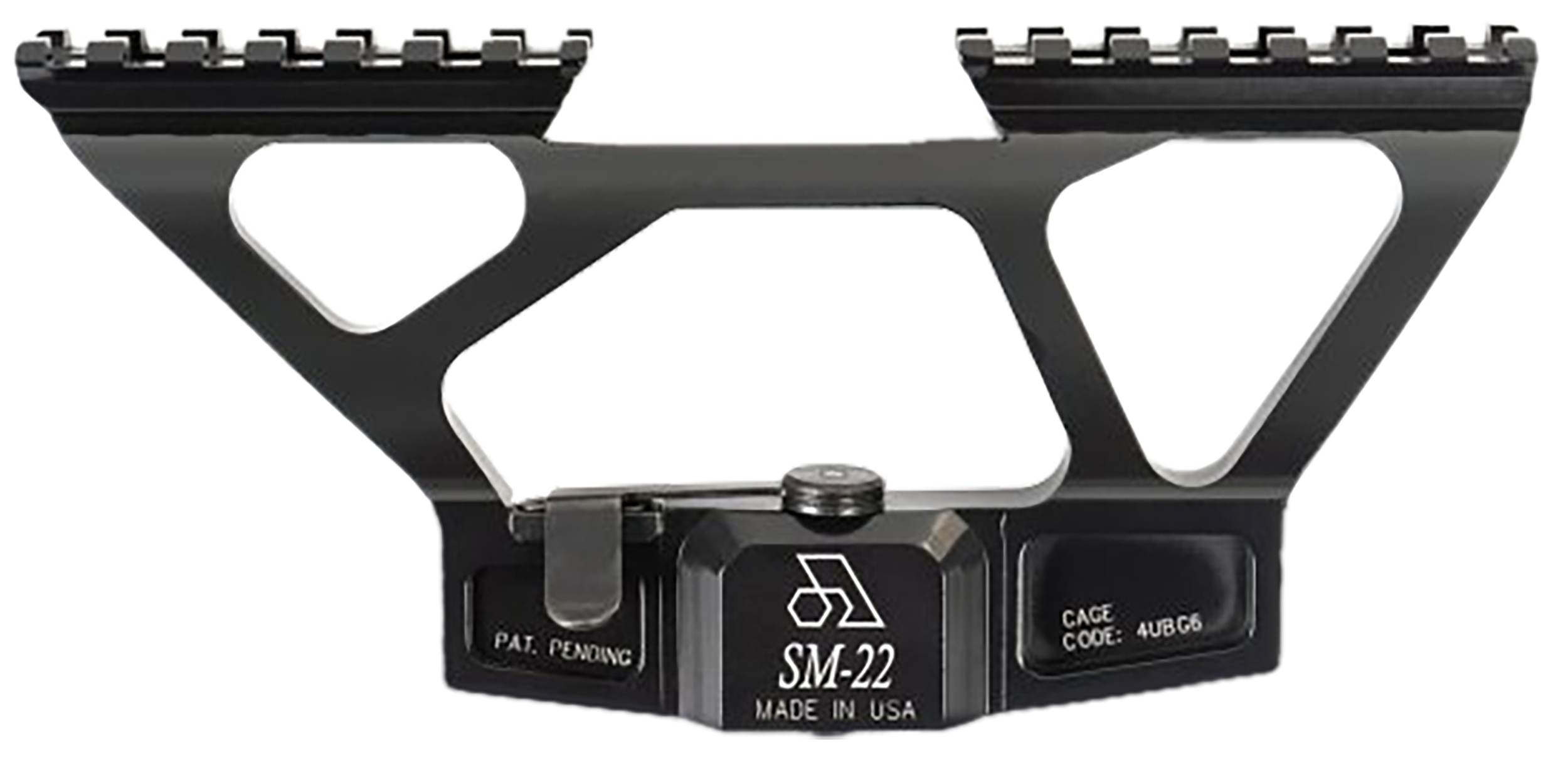 Arsenal SM22 AK Scope Mount SAM7K Series  Black Anodized 0 MOA