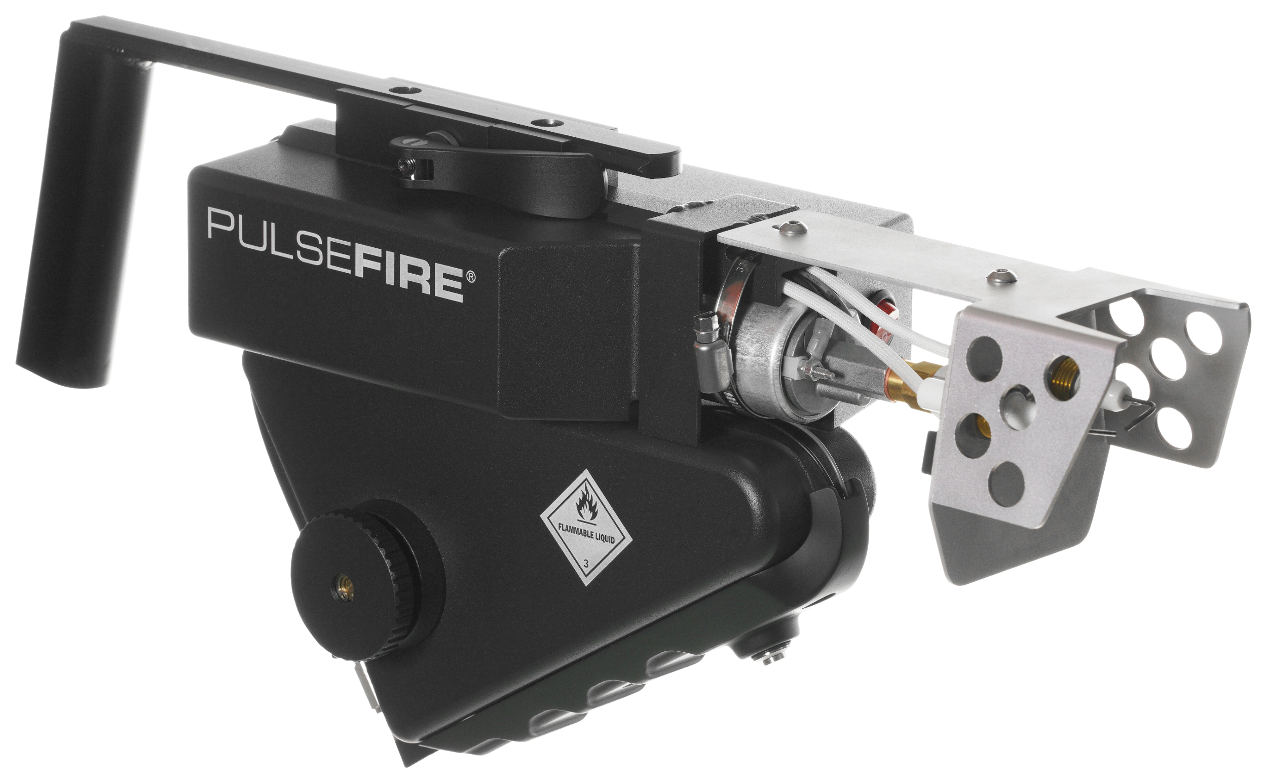 Exothermic Technologies PFUBF Pulsefire UBF Green Powder Coated Aluminum/Brass/Viton 25ft Flame Range 16" Includes Battery/Battery Charger