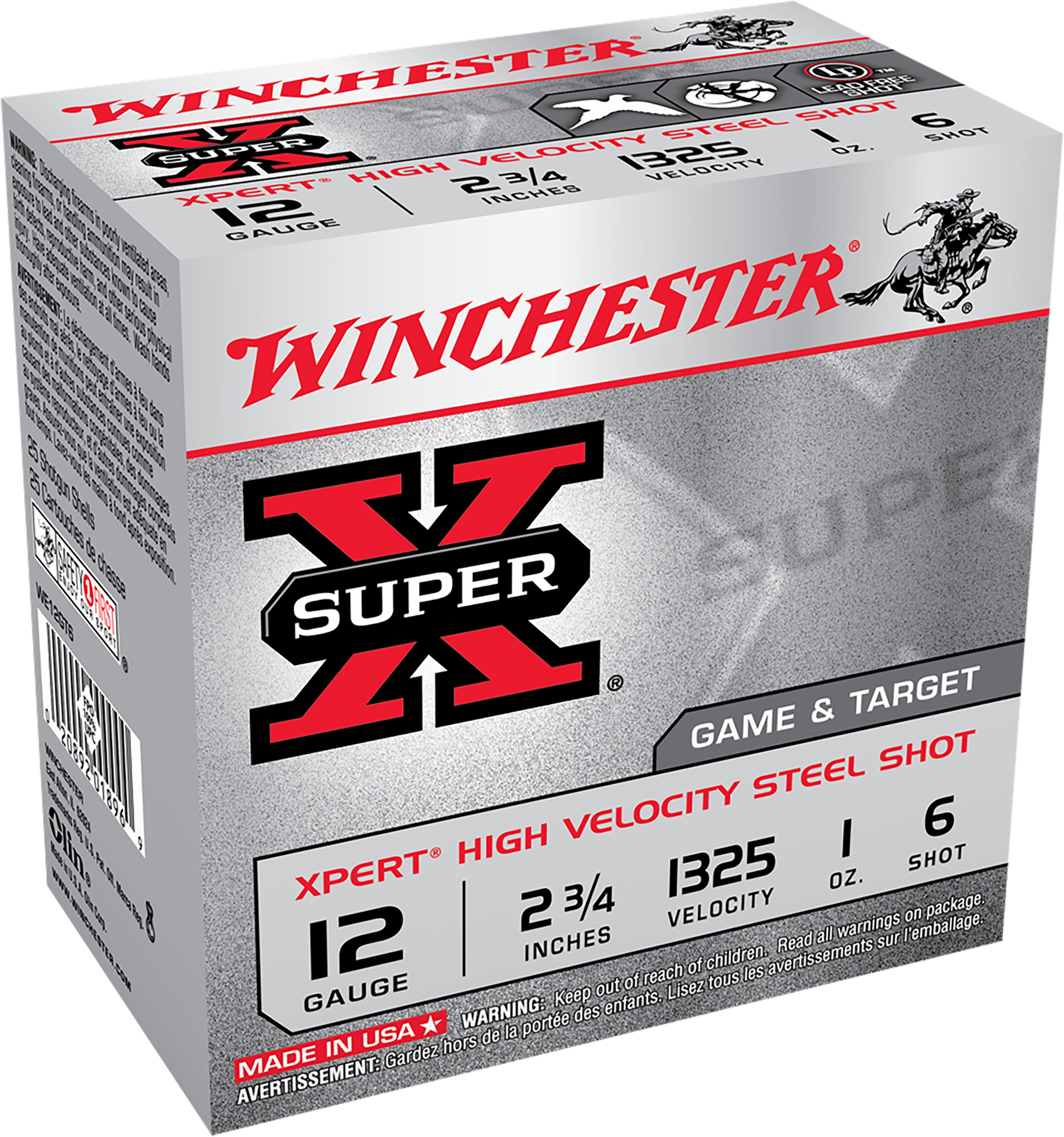 Winchester Ammo WE12GTVP6 Super X Xpert High Velocity 12Gauge 2.75" 1oz 6Shot 100 Per Box/2 Case *Value Pack