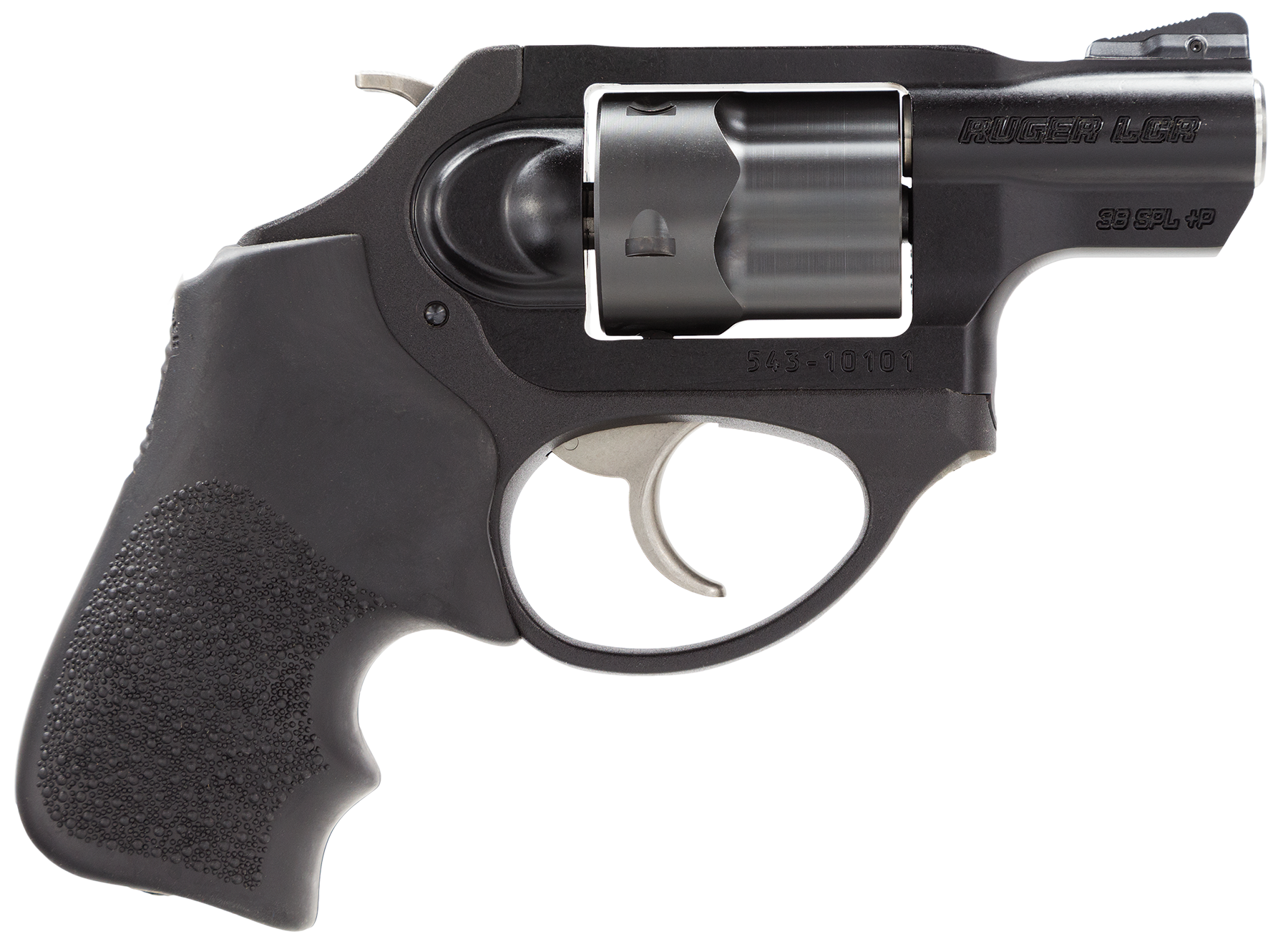 Ruger 5430 LCRx Small Frame 38 Special +P 5rd 1.87" Matte Black Barrel, Black PVD Stainless Steel Cylinder, Matte Black Aluminum Frame, Hogue Tamer Monogrip, Transfer Bar, Safety Exposed Hammer