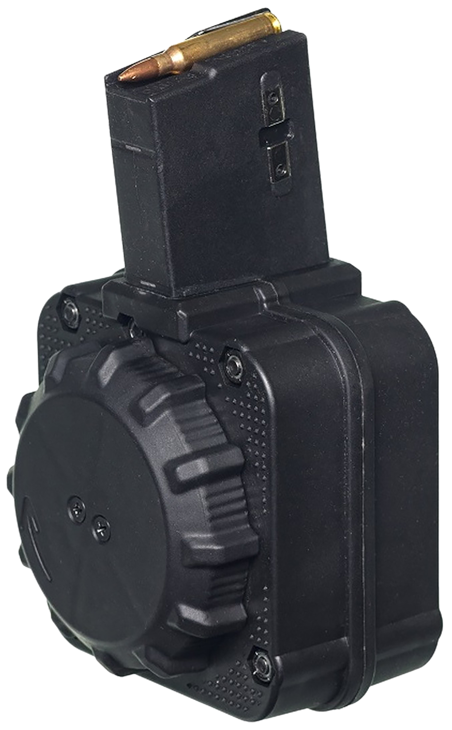 ProMag DRMA8 Standard  65rd Drum 5.56x45mm Fits AR-15 Black DuPont Zytel Polymer
