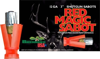 BRENNEKE USA RED MAGIC 12GA 3" 1OZ SABOT 5RD  50BX/CS