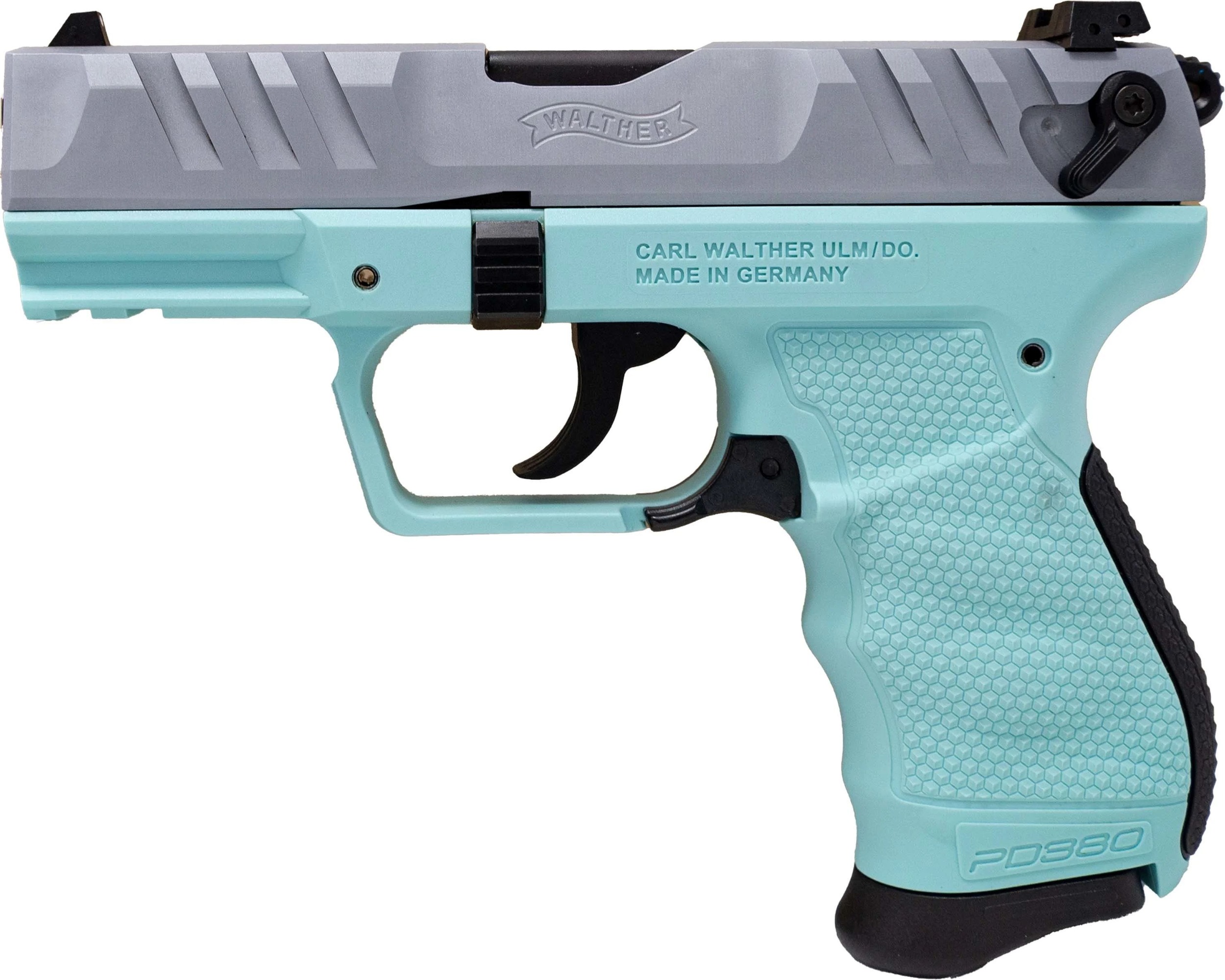 WALTHER PD380 ANGEL BLUE 380ACP PSTL 3.7" 2-9RD