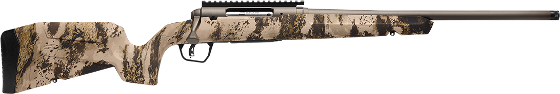 Savage Arms 32323 Axis 2 Pro 25-06 Rem 4+1 20" Gun Metal Bronze Cerakote Heavy Sporter Threaded Barrel & Picatinny Rail Carbon Steel Receiver, Fixed Western Camo Synthetic Stock, Right Hand