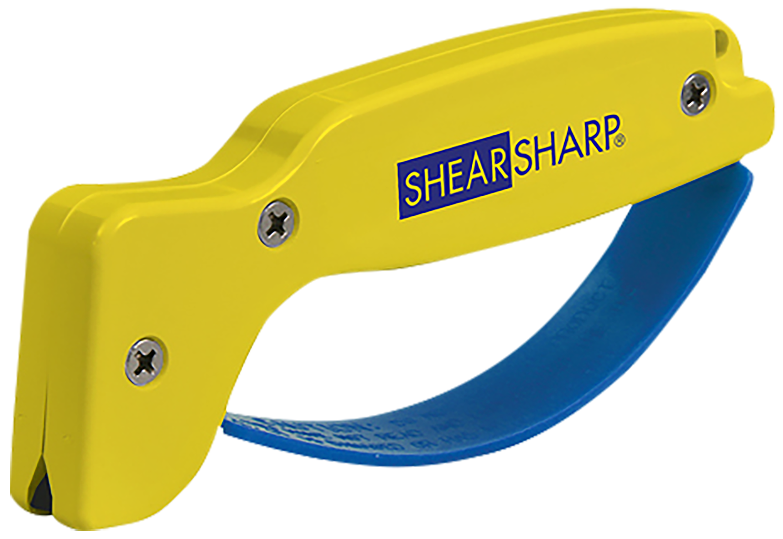 AccuSharp 002C ShearSharp Scissors Sharpener Diamond Tungsten Carbide Sharpener Yellow/Blue