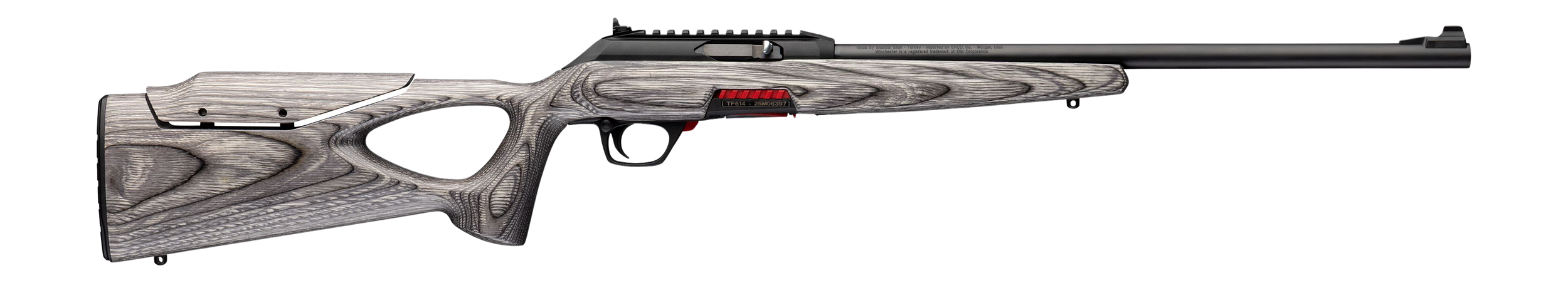 Winchester Repeating Arms 521171102 Wildcat  22 LR 10+1 16.50" Matte Blued Button-Rifled Barrel, Black Composite Receiver w/Picatinny Rail, Gray Thumbhole w/Adjustable Comb Laminate Stock, Ambidextrou