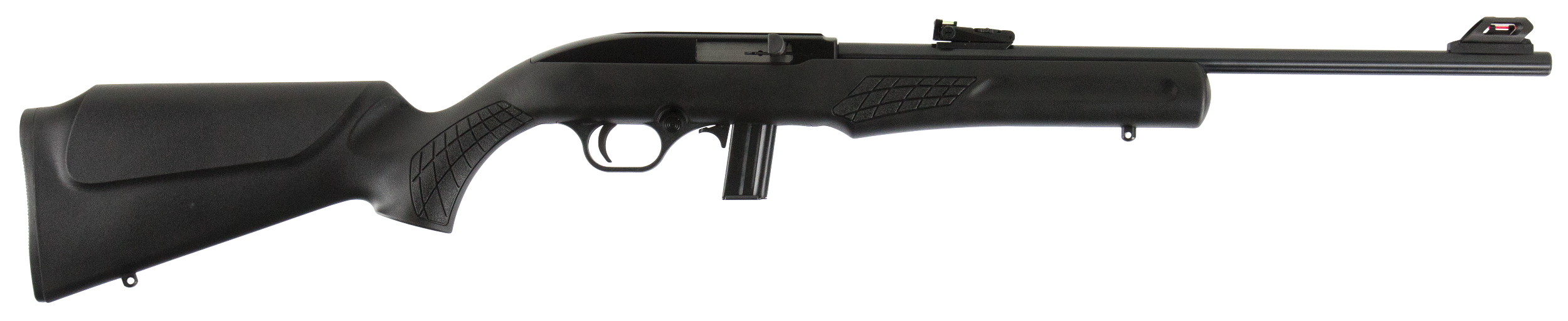 Rossi RS22L1811 RS22  Semi-Auto 22 LR Caliber with 10+1 Capacity, 18" Barrel, Blued Metal Finish & Monte Carlo Black Synthetic Stock Right Hand (Full Size)