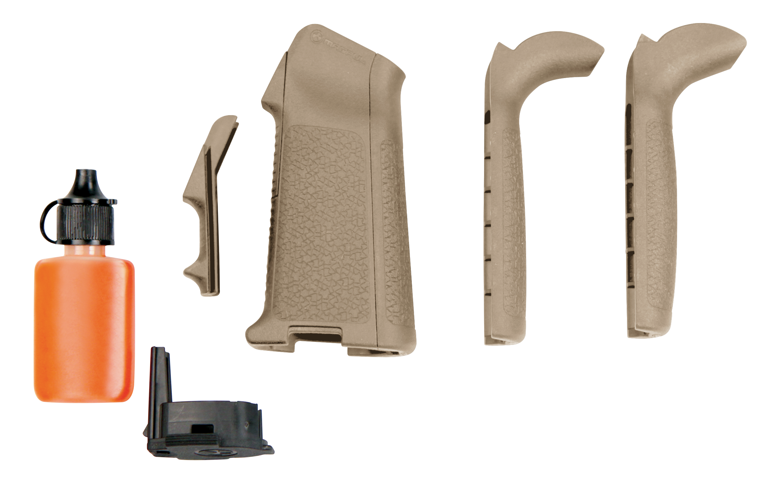 Magpul MAG521-FDE MIAD Type 2 Gen 1.1 Grip Kit Polymer Aggressive Textured Flat Dark Earth for AR Platform