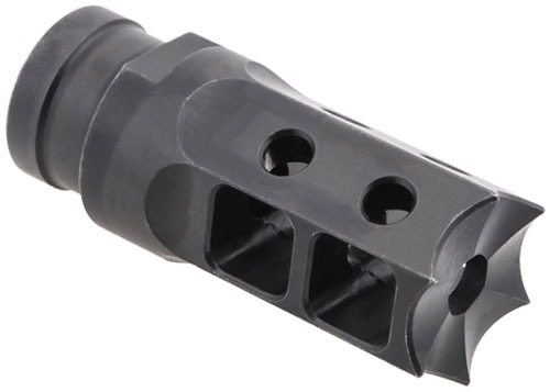NEXT LEVEL NLX7 COMP/FLASH SUPPRESSOR SPIKED 1/2X28 BLK