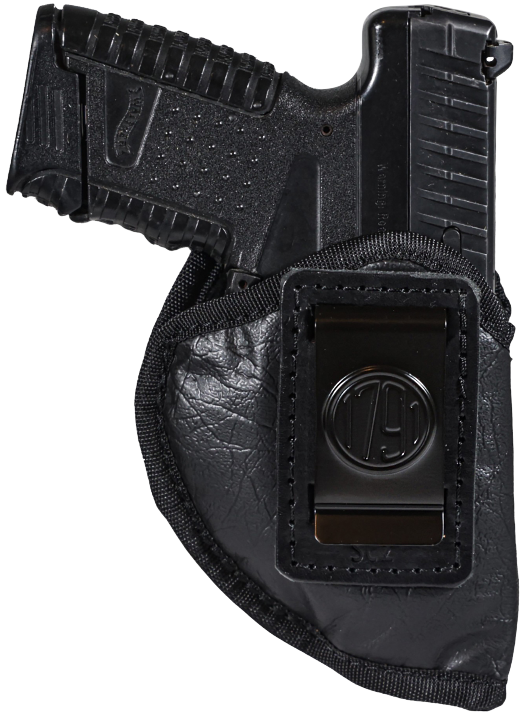 1791 Gunleather ECOSC2BLKR EcoCarry Sub-Compact IWB Medium Black Right Hand