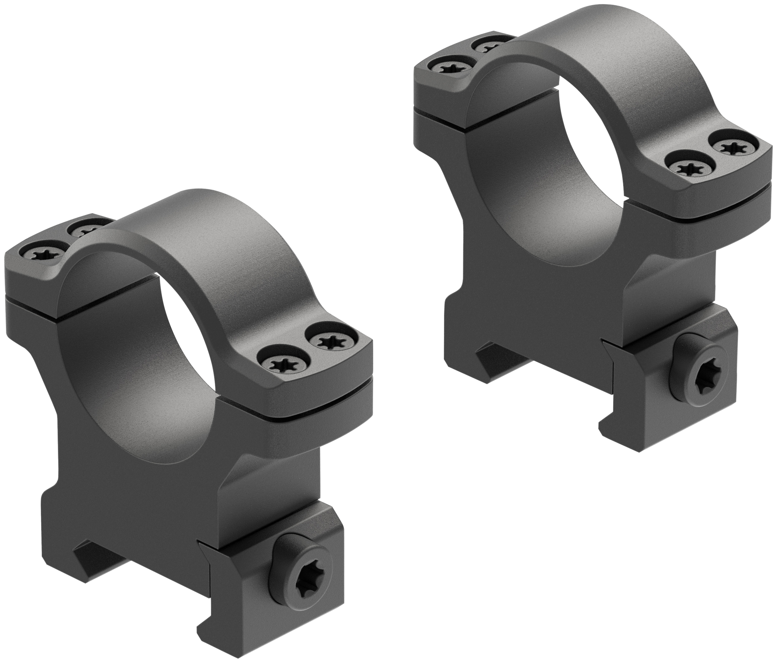 Leupold 175118 BackCountry Cross-Slot  Matte Black 1" High