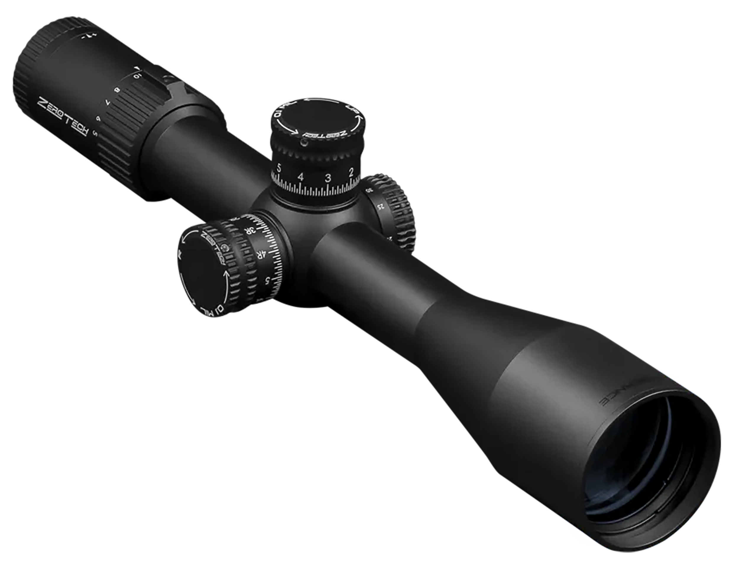 Zero Tech Optics VG5256F  Vengeance Black 5-25x 56mm 34mm Tube RMG Reticle