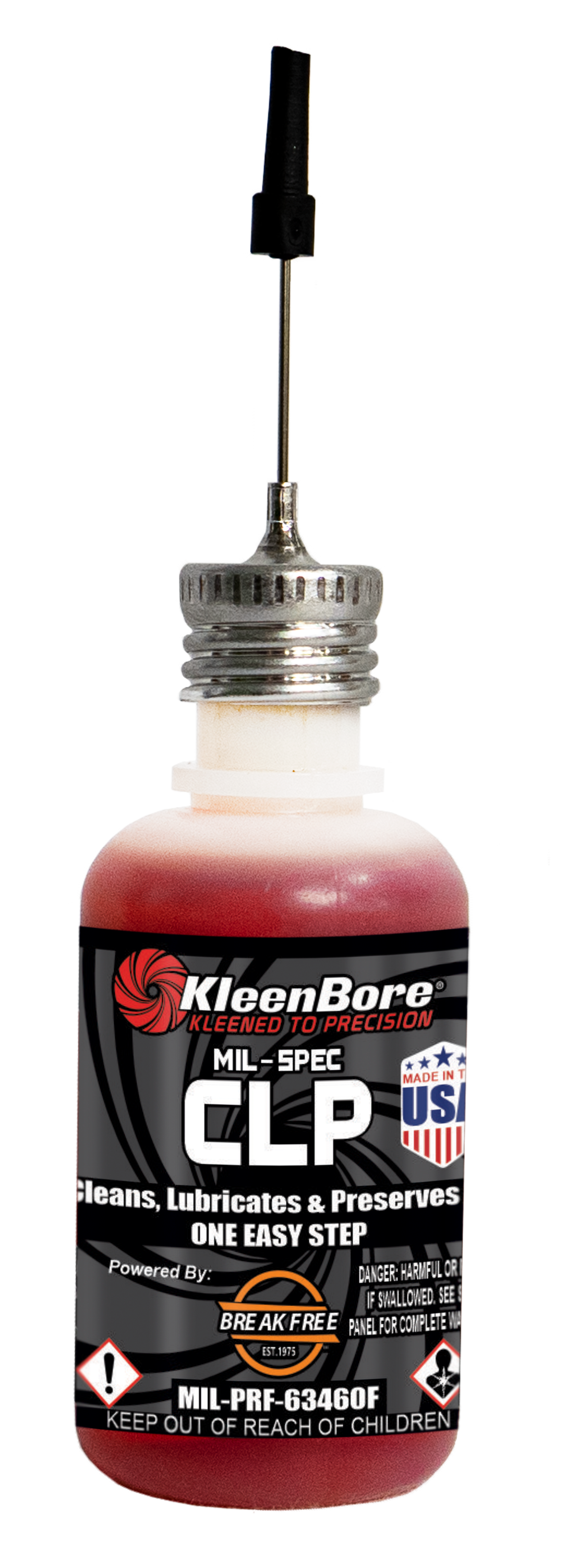 KleenBore KBMSCLP1 Mil-Spec CLP  1 oz. Needle Oiler