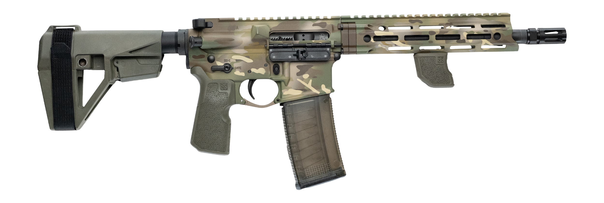 CNC Firearms CNCDWDLDV7P Daniel Defense DDM4 V7P 5.56 NATO 10.30" Threaded Barrel, Aluminum Receiver w/Picatinny Rail, M-LOK Handguard, Ambidextrous