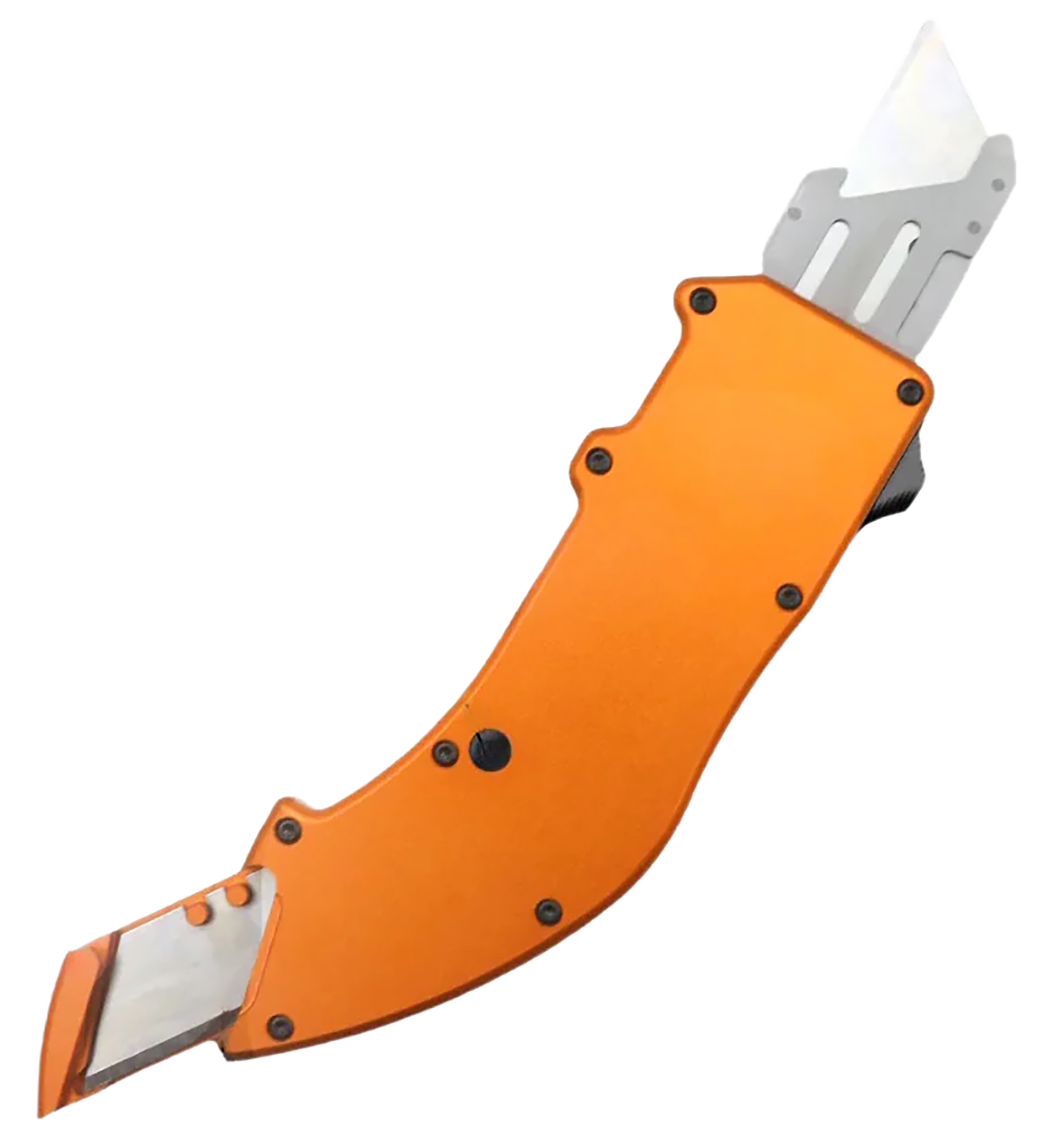 Templar Knife Squire Utility OTF Razor Plain Orange Anodized 5.38" Aluminum Handle
