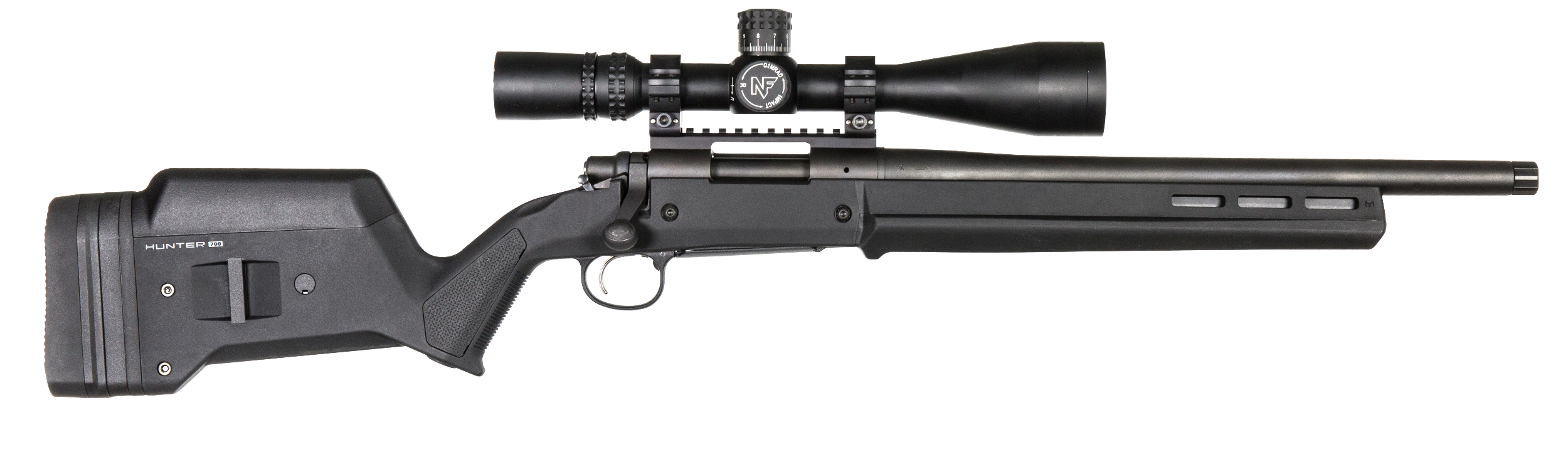 Magpul MAG495-BLK Hunter 700 Stock Black Synthetic Adjustable, Fits Remington 700 Short Action