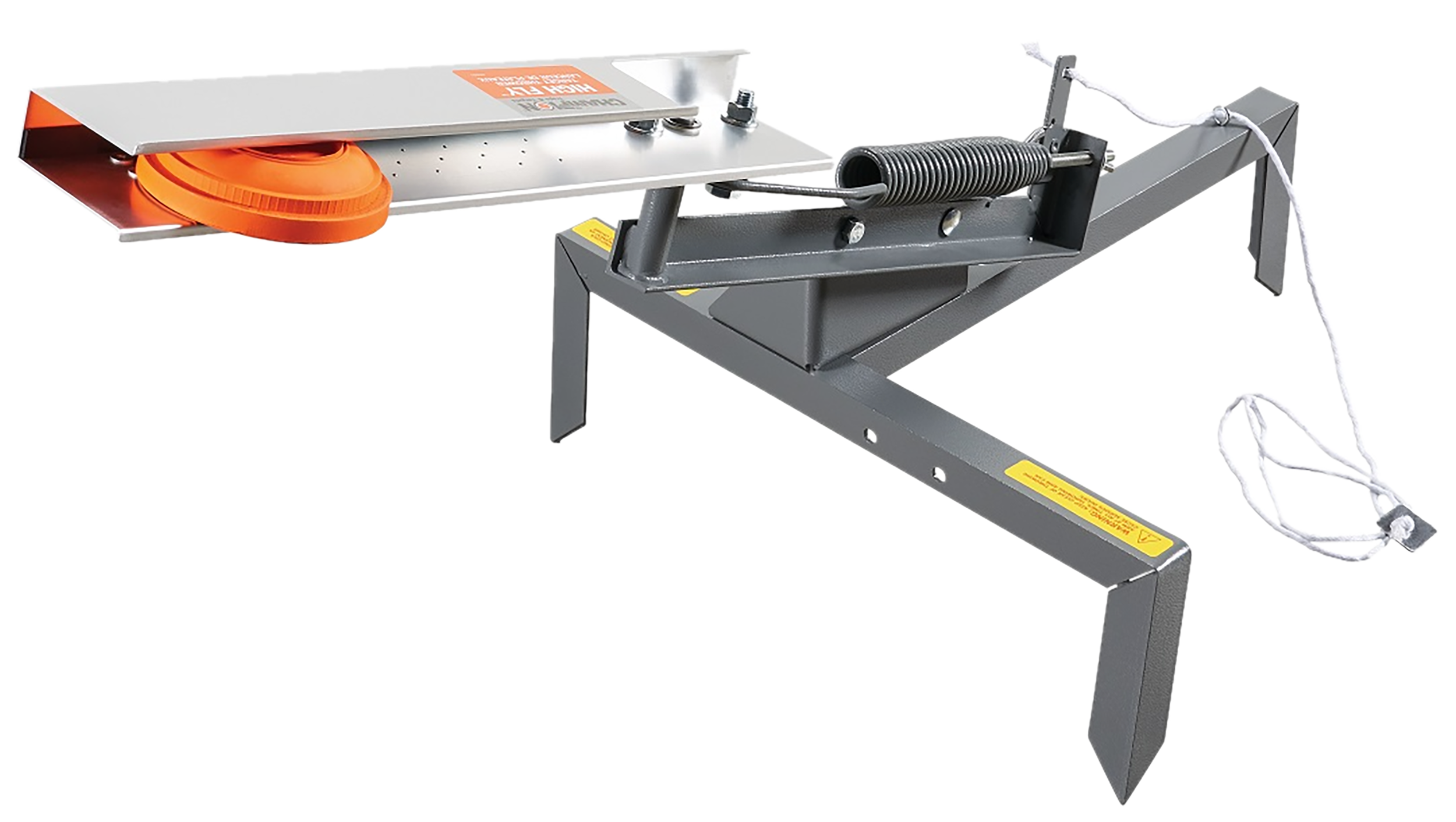Champion Targets 40901 High Fly String Release Trap Silver Spring Loaded Cocking Single