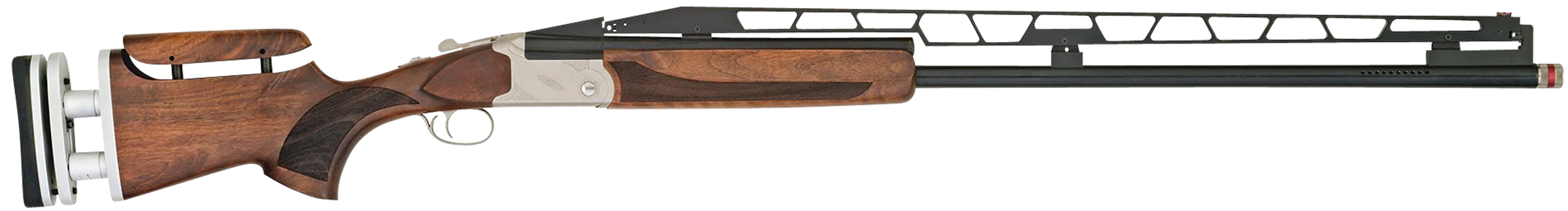 TriStar 35414 TT-15A Unsingle USA 12 Gauge 1rd 2.75" 34" Adjustable Rib Barrel Silver Rec Walnut Fixed with Adjustable Comb Stock Right Hand (Full Size) Includes 3 Extended MobilChoke
