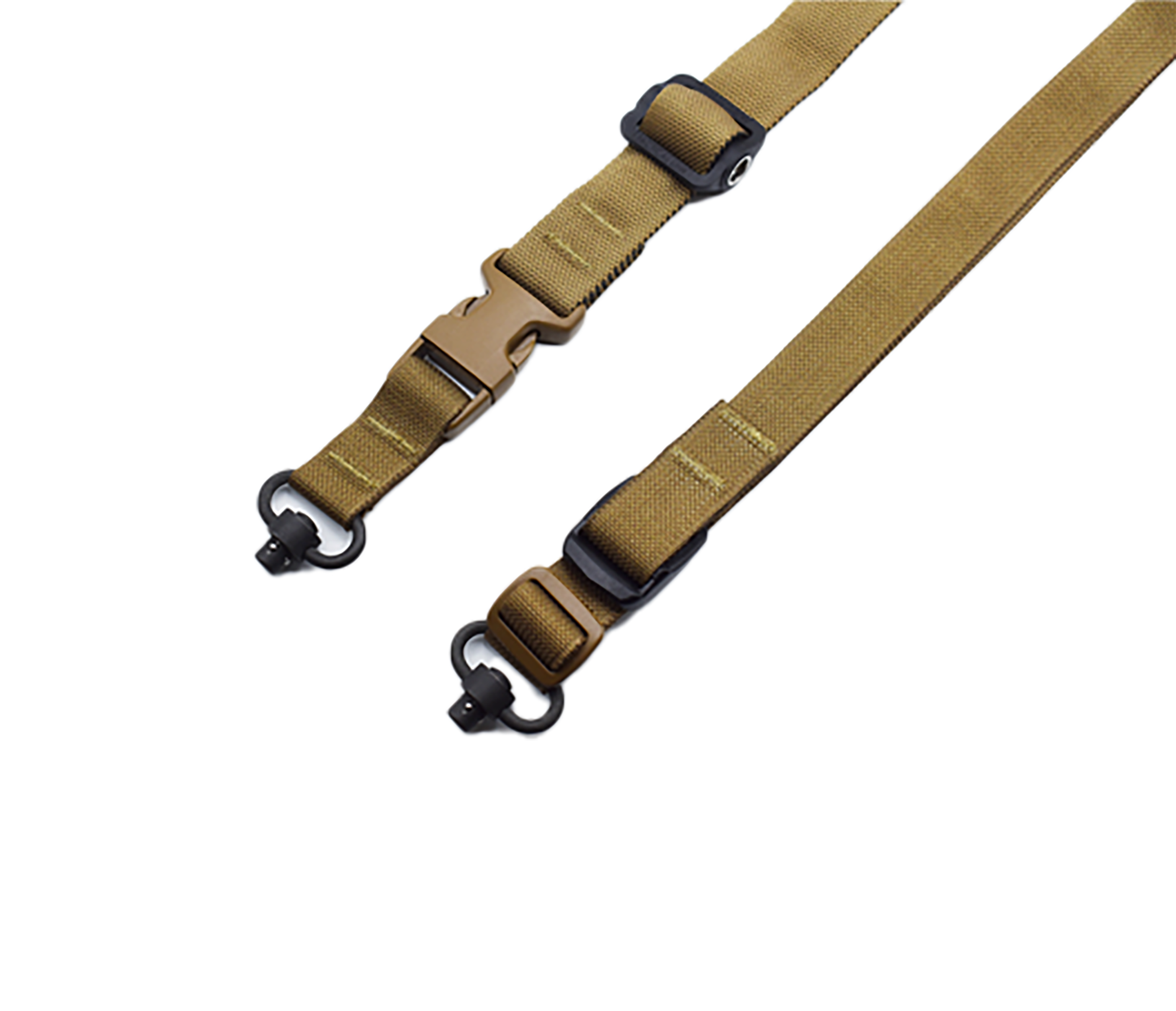 Tacshield T6031CY Warrior 2-in-1 Sling Coyote Tan Webbing Two-Point Rifle/Shotgun