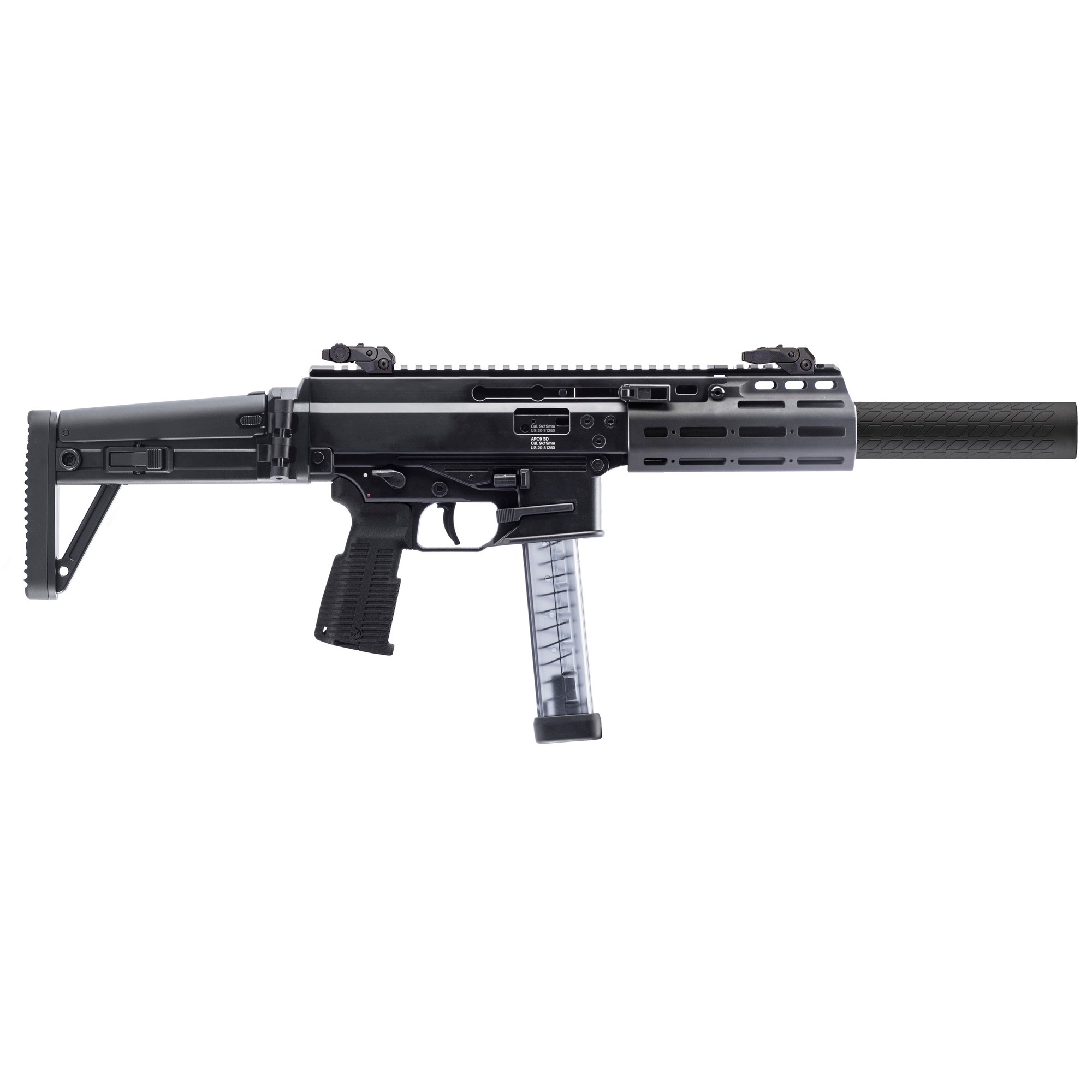 B&T APC9 SD PRO SBR 9MM 5.7" MBT BLK