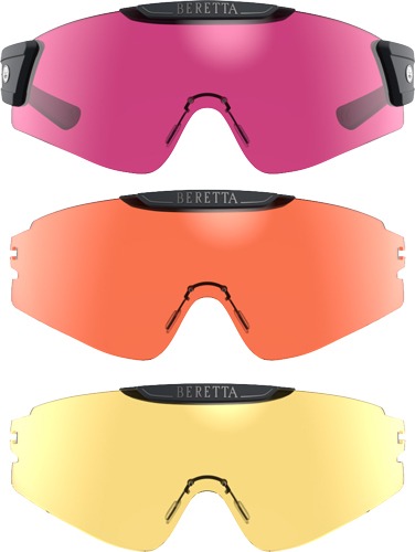 BERETTA INTERMASK EYEGLASSES INTERCHANGE YLLW/MAGENTA/ORNG