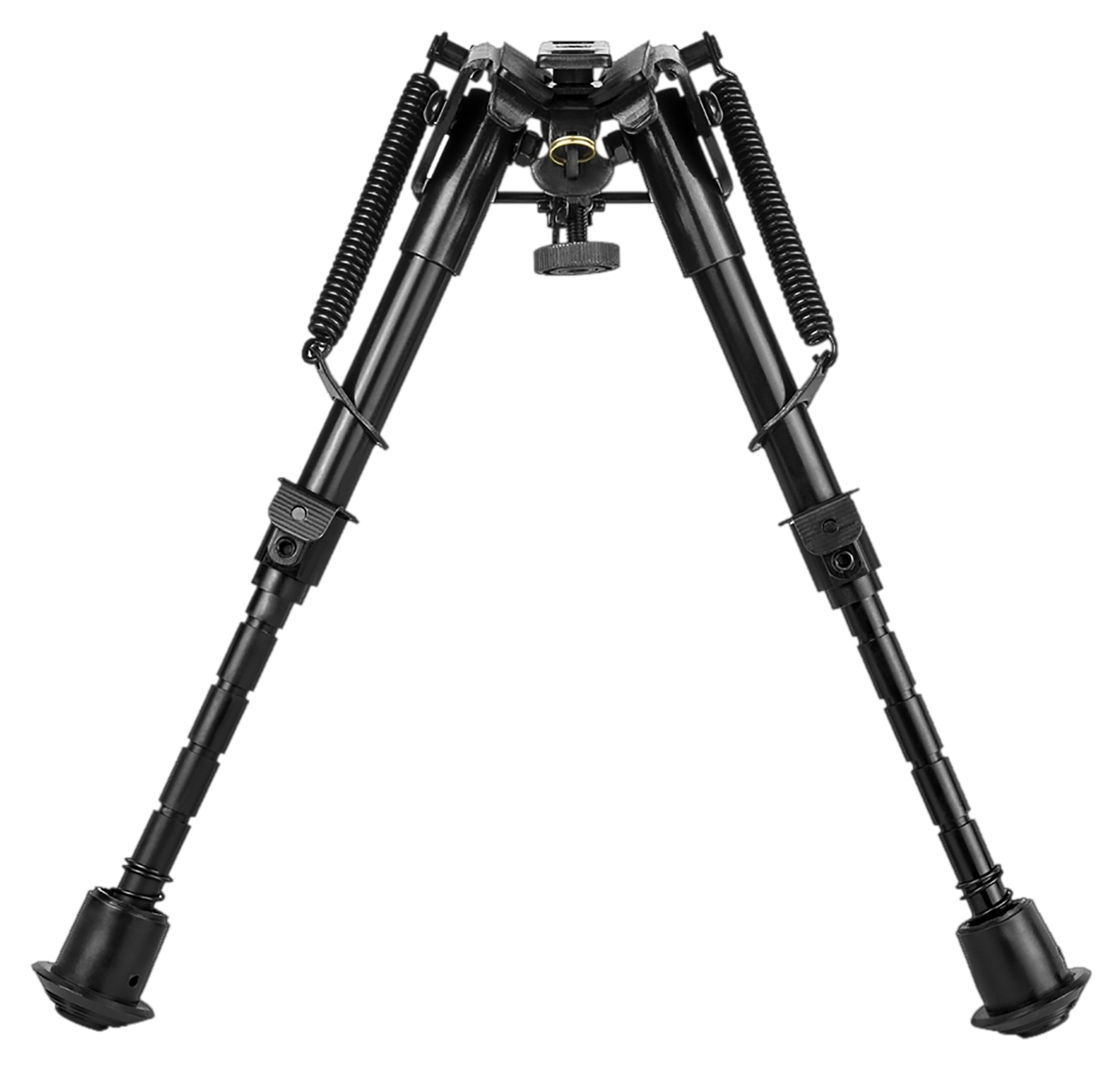 NcStar ABPGC2 Precision Grade Compact Notched Bipod 5.5-8" w/Notched Legs Aluminum/Steel Includes 3 Adapters