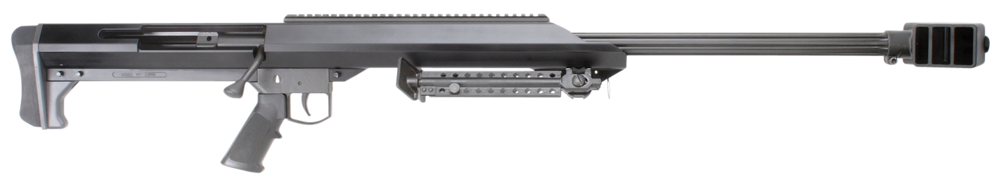 Barrett 13305 M99 50 BMG 29" 1rd Black Cerakote Black Fixed w/Sorbothane Recoil Pad Stock Black Polymer Grip Right Hand