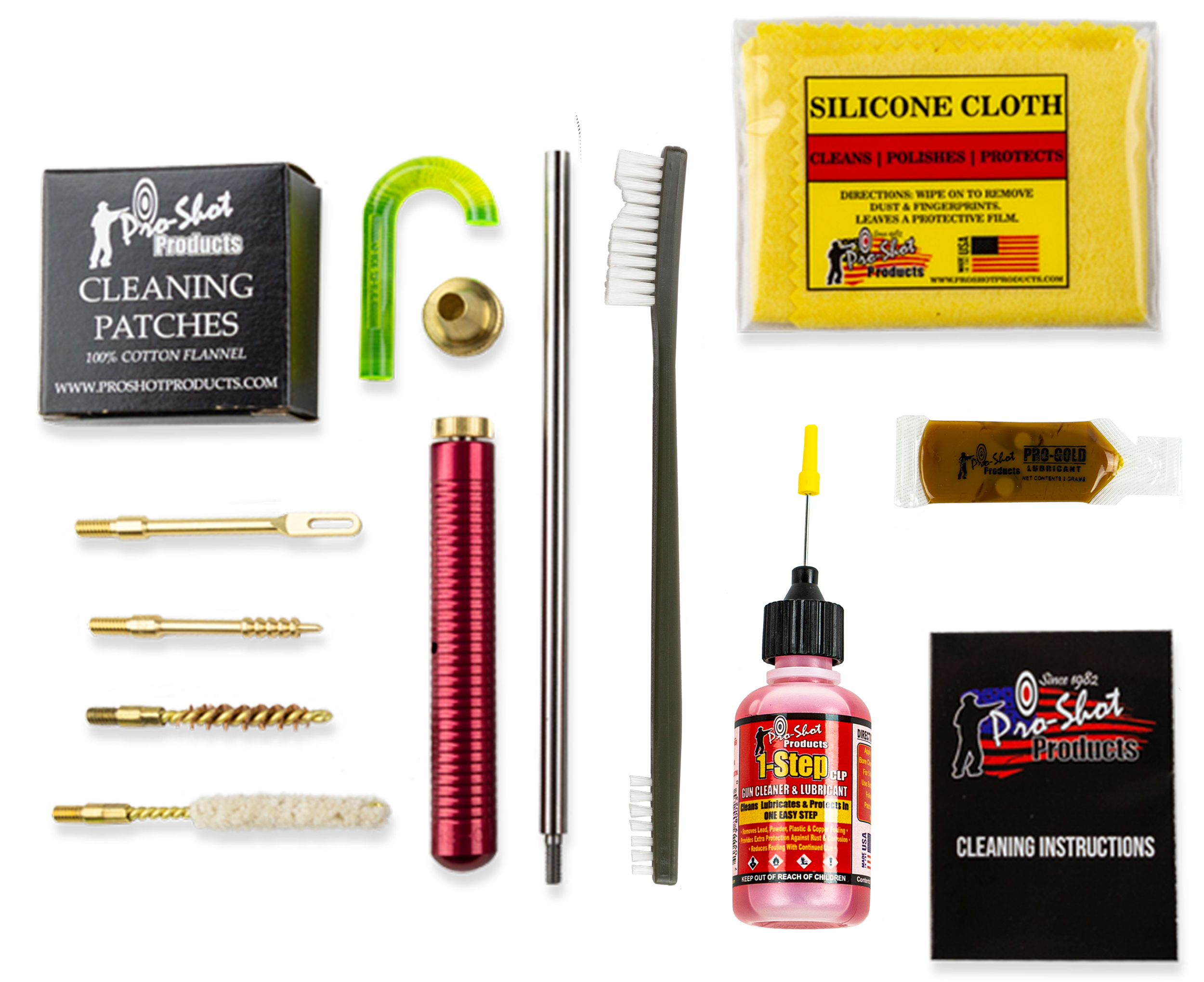 Pro-Shot R22KIT Classic Box Kit .22 Cal Rifle/Yellow Plastic Case