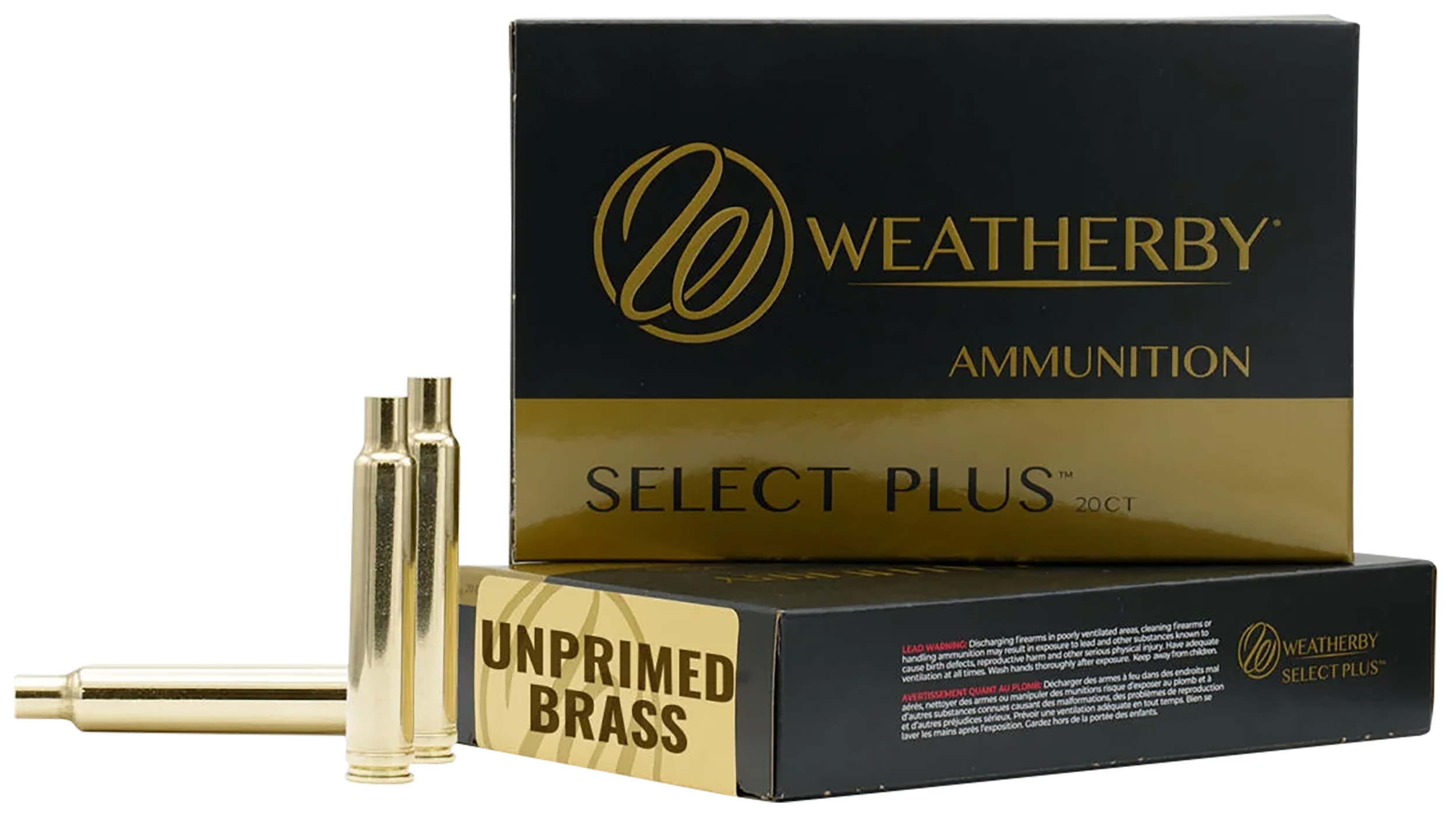 Weatherby BRASS300 Unprimed Cases  300WthbyMag Rifle Brass 20/Box