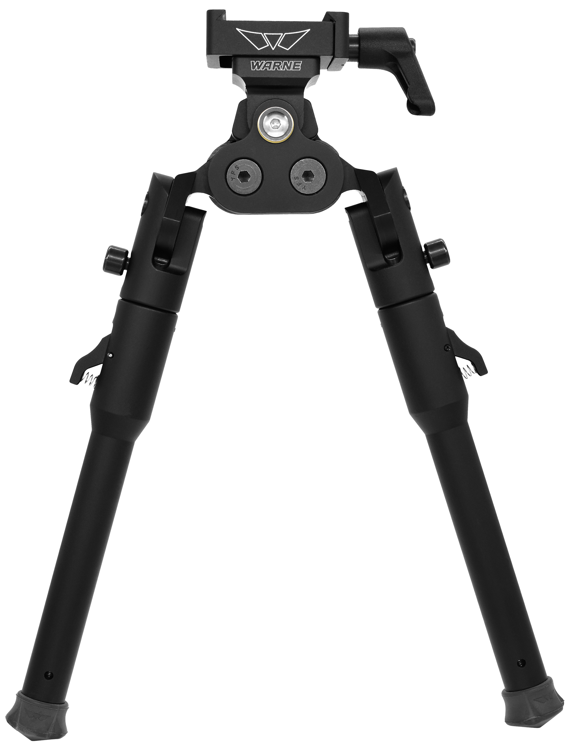 Warne 7922M Skyline Pro Bipod Black Anodized ARCA Interface Head with Lite Legs