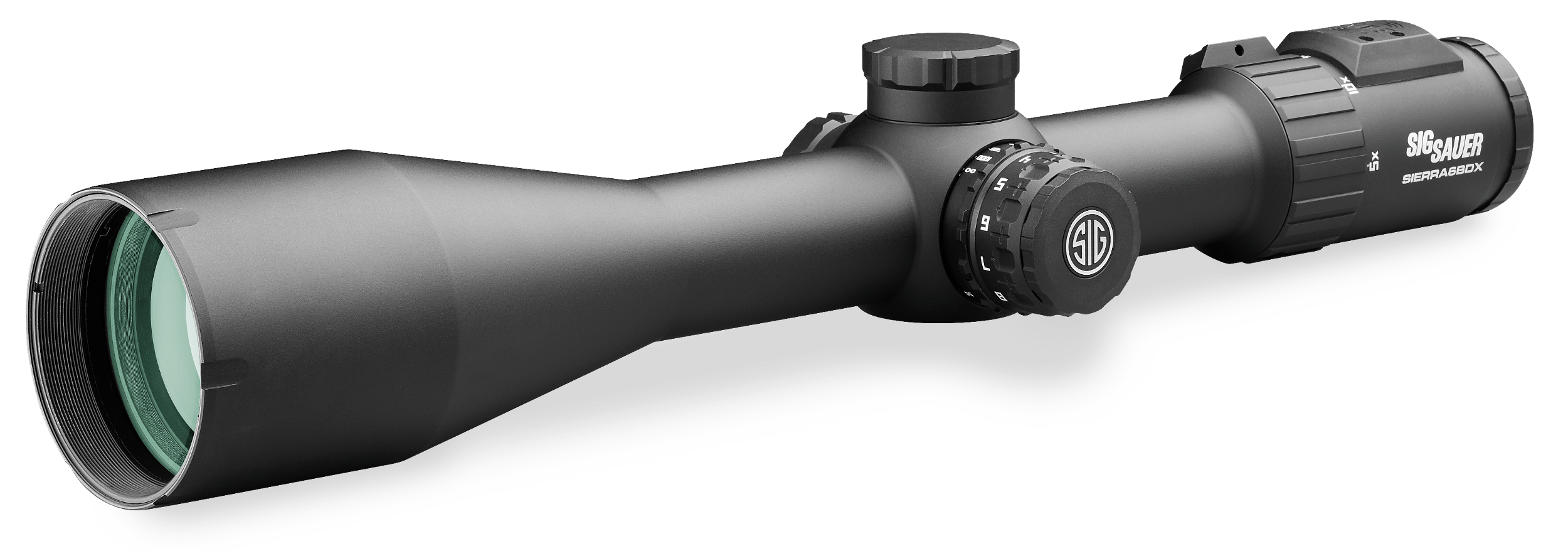 Sig Sauer Electro-Optics SOSBDX651 Sierra6 BDX Black Anodized 5-30x56mm 34mm Tube Illuminated BDX-R2 Reticle