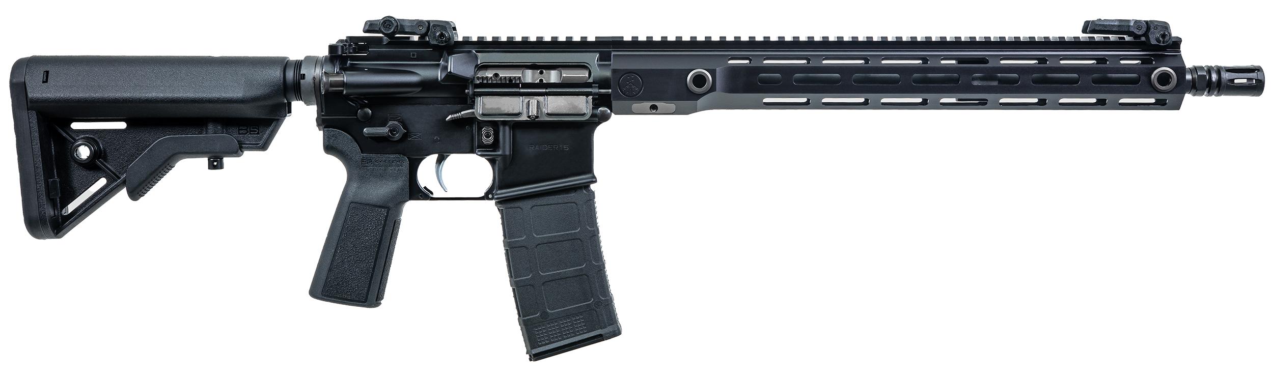 Watchtower Firearms RDR55614BLK Raider  5.56 NATO 30+1 14.50" Black Nitride Hard Coat Anodized Aluminum Receiver Black Polymer Stock