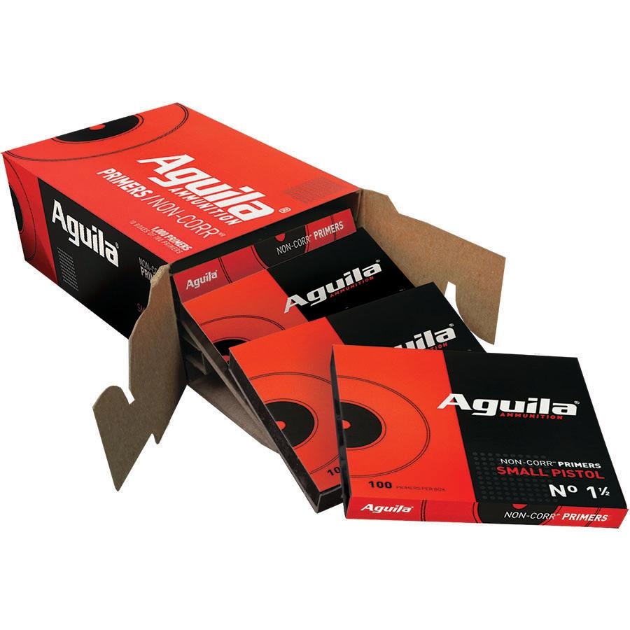 Aguila Small Pistol Primers No. 1 -1/2 1000/ct