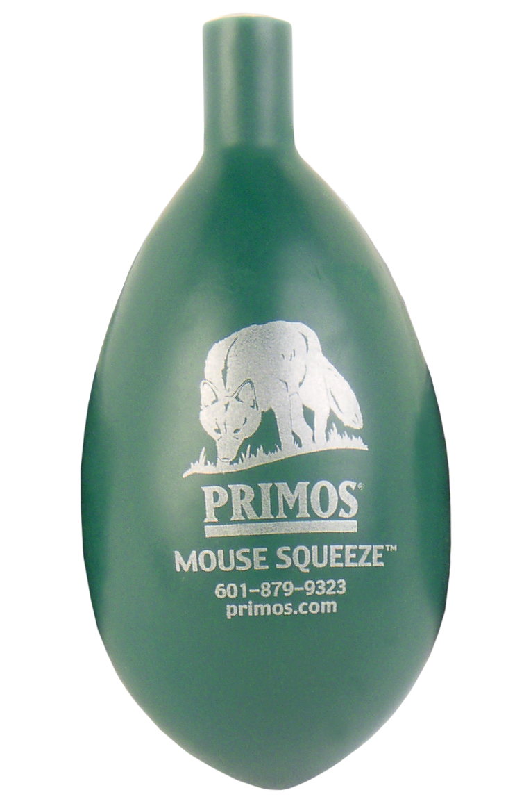 Primos 304 Mouse Squeeze Mouse/Rodent Sounds Attracts Predators Green Rubber