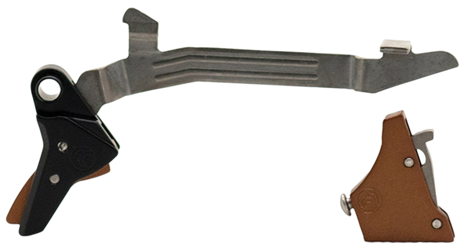 Timney Triggers ALPHAGLOCK34LRGBRNZE Alpha Competition 45 ACP/10mm Auto, Bronze Straight Trigger, Compatible w/Glock Gen3-4
