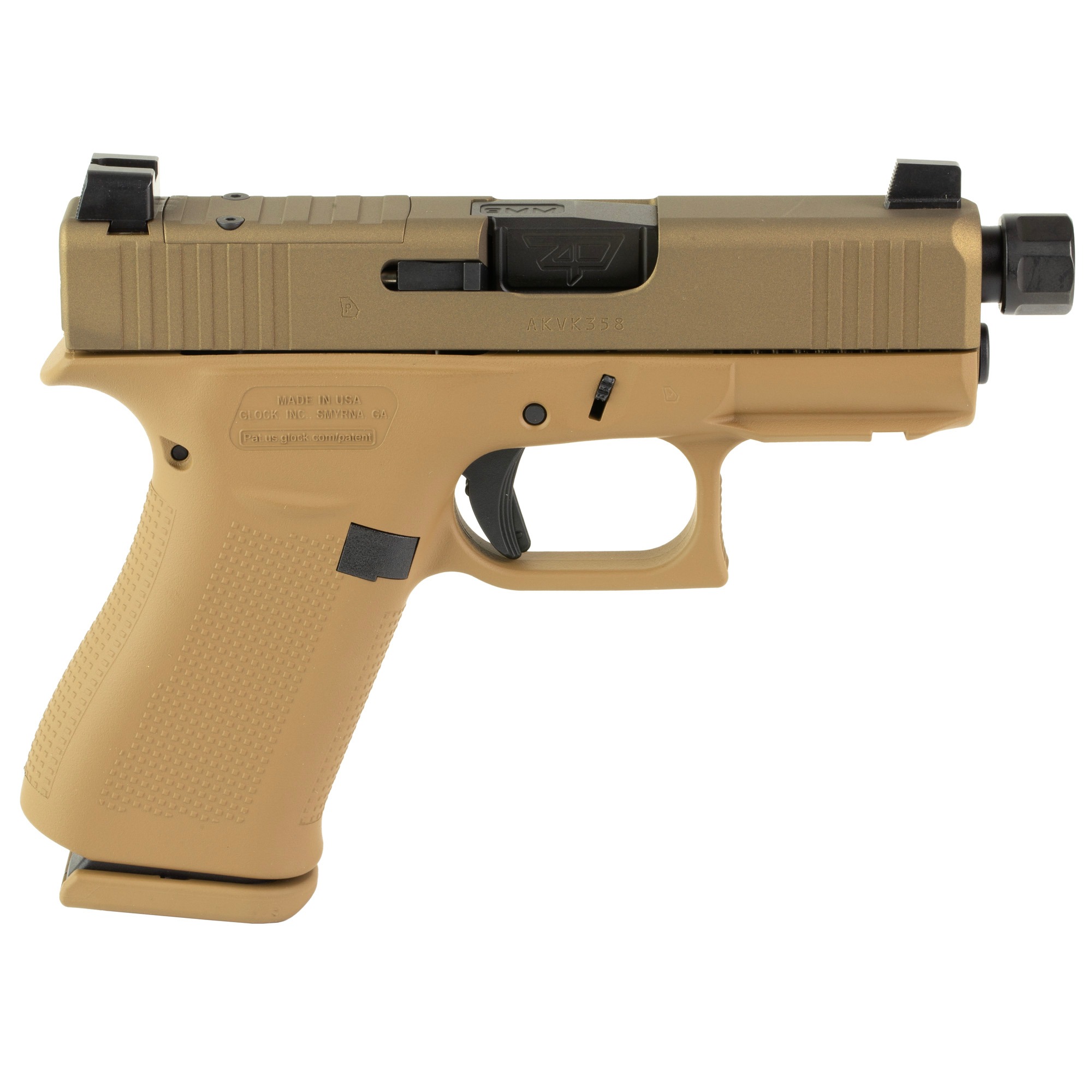 GLOCK 43X 9MM 10RD DEBO FDE TB